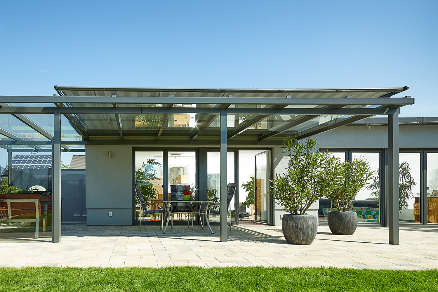 Toit de terrasse en aluminium